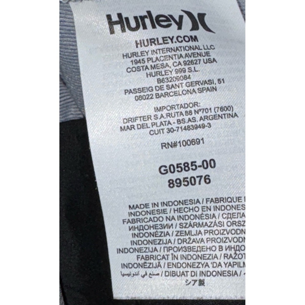 Hurley x Nike Dri-Fit Hybrid Walkshorts Chino Shorts Mens 32 Blue Flat Front - Picture 7 of 14